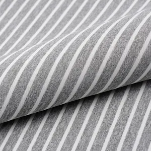 Ready Made Breathable Fashion Polyester Fabric Stripe
