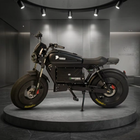 Vélo électrique Himoto Oway SK-1 3000W 60V, batterie lithium 45Ah, pneus larges, vitesse 80 km/h, autonomie 100 km, NFC, cadre en aluminium, idéal pour les trajets urbains.
