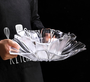 Bộ Sạc Đám Cưới Bàn Trang Trí Hiện Đại Xử Lý Vàng Rim Hạt Khay Sắt Mã Não Xanh Thủy Tinh Phục Vụ Khay - Product Image 6