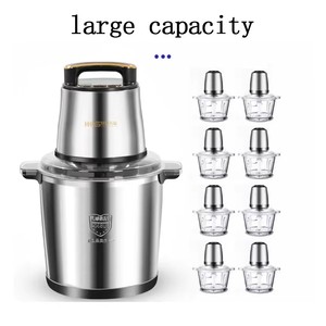 เครื่องทุบและหั่นอาหารเครื่องบดเนื้อเครื่องบด Fufu <span class=keywords><strong>ทำ</strong></span>จากสเตนเลสสตีล15L 10L 12L ไฟฟ้า - Product Image 3