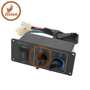 ชิ้นส่วนรถขุดสำหรับ ZE60 65 80 85E แผงควบคุมเครื่องปรับอากาศแผงสวิตช์ 12V - Product Image 1
