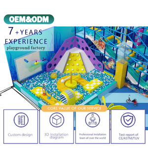 Equipo de Juego Infantil Personalizado con Temática Oceánica, Laberinto, Juego de Diversión Interior Suave, Área de Juegos Interior Grande para Niños - Product Image 3