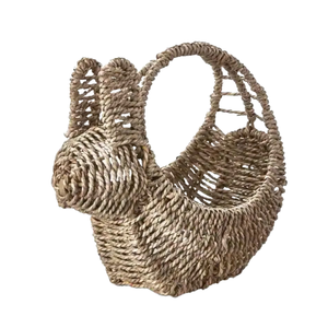 Cesta de Mimbre de Pascua con Forma de Conejo de Primavera de MTH VIETNAM, Tamaño Personalizable, Decoración de Mesa de Cocina - Product Image 1