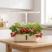 Système hydroponique intelligent pour jardin intérieur biodégradable et écologique 2026, kit de culture sans terre, vente chaude