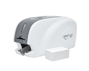 Impresora de Tarjetas de Identificación de Bajo Costo, Simple y Fácil de Usar para Todos, Impresora de Tarjetas de Identificación de Borde <span class=keywords><strong>a</strong></span> Borde IDP Smart 31 (Impresión <span class=keywords><strong>a</strong></span> una Cara) - Product Image 1