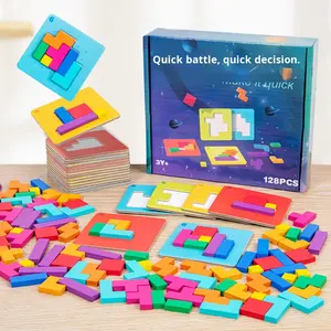 Quick Battle Desktop Giocattolo Interattivo a Due Giocattolo di Gioco di Legno per la Formazione di Focus Genitore-Bambino Giocattolo Educativo - Product Image 2