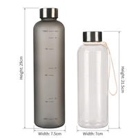 Vente directe usine – Bouteille d'eau de sport portable en Tritan sans BPA, personnalisable, 650 ml/1000 ml, avec corde, pour boire directement, écologique