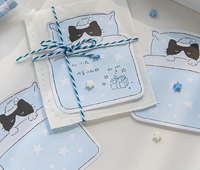 Bloc-notes magnétique autocollant personnalisable sur le thème des animaux mignons avec design de la série Little Theater pour usage scolaire