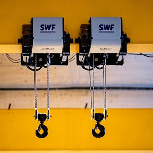Paranco a Fune Metallica Europeo SWF con Telecomando Wireless e Imballaggio in Cassa di Legno Resistente alle Intemperie, 5 Ton, 10 Ton - Product Image 4