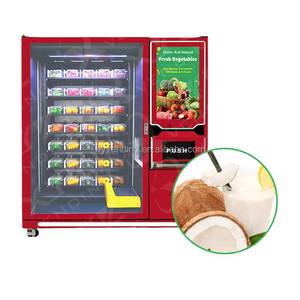Distributeur automatique intelligent de fruits, légumes, aliments et boissons, eau de coco fraîche, avec paiement par carte - Product Image 1