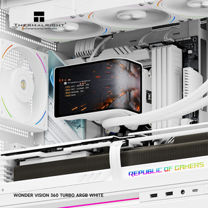Màn hình cong 3D nhìn trực tiếp không cần kính hiển vi Thermalright WONDER VISION 360 TURBO ARGB TRẮNG 6.67 inch, màn hình cong ARGB - Product Image 4