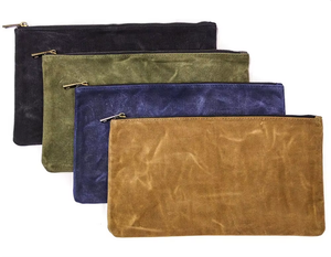 Sacs à outils en toile cirée avec fermeture éclair, en coton durable, lot de 4, étui spécial - Product Image 2