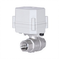 Vanne Électrique Modulante Proportionnelle à Bille A20-M15-S2-C 1/2" DN15 SS304 BSP DC9-24V 4-20mA pour l'Eau OEM