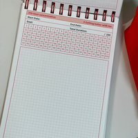 Bloc-notes spirale personnalisé A6, impression couleur CMYK, couverture en papier recyclé, carnet portable
