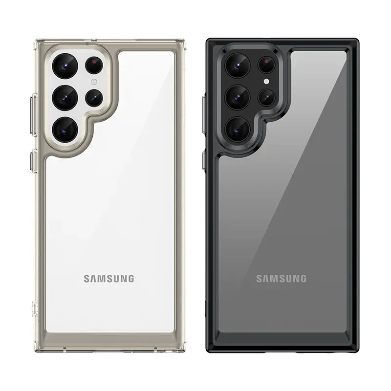 สําหรับSamsung Galaxy S24 UltraกรณีS23 UltraซิลิโคนกันกระแทกTPU Protector Samsung S24 S23 FE Ultra Plus S22 กรณี
