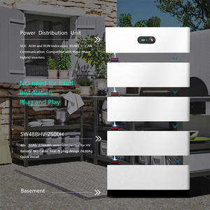 Batterie empilable 5 kWh 10 kWh pour stockage d'énergie domestique, batterie solaire lithium-ion 15 kWh, 10 kWh 20 kWh LiFePO4 - Product Image 3