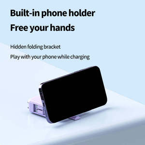 Cargador de batería externo de 20000 mAh con cables de carga rápida integrados, para iPhone, Samsung Galaxy, Pixel, <span class=keywords><strong>LG</strong></span> - Product Image 5
