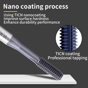 HSSE avec robinets à rouleau de formage TiCN M0.5 M0.6 M0.7 M0.8 M0.9 M1 M1.4 M2 M3 M4 M5 M6 M7 M8 M9 M10 M11 M12 M14 M16 robinet fileté de Machine - Product Image 4