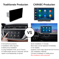 Maustor Universal 9 pulgadas pantalla táctil coche Radio Mp5 reproductor portátil Multimedia Android Auto inalámbrico coche Carplay