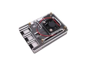 <strong>Raspberry</strong> <strong>Pi</strong> 3B <strong>Case</strong> with Fan Black Transparent Acrylic <strong>case</strong> SKU OR00RP3BC - Product Image 2