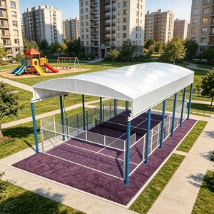 Terrain de padel professionnel panoramique, terrains de padel couverts, terrain de paddle-tennis à vendre, terrain de paddle-ball. - Product Image 6