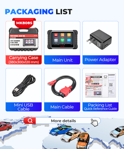 Autel MaxiCOM MK808S <span class=keywords><strong>MK</strong></span> 808 BT <span class=keywords><strong>MK</strong></span> 808ts del maxicom mk808ts OBD2 Todo el sistema con escáner de diagnóstico de control bidireccional - Product Image 6