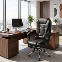 Silla Reclinable para Juegos con Reposabrazos 4D, Soporte Lumbar Ajustable, Base Estable, Cojín Confortable y Ruedas Giratorias para Oficina en Casa
