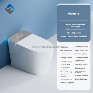 Smart Modern Bathroom Sanitary Ware One-Piece Bidet Toilet With Remote Control And Seat Heating Intelligent Ceramic Bowl