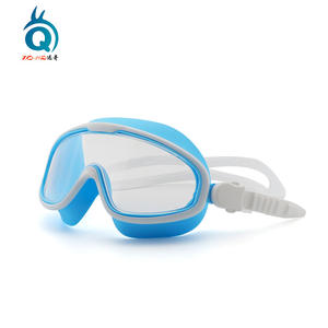 Gafas de Natación de Silicona con Marco Grande, Antivaho, Impermeables, para Adultos, Ajuste Universal, Lentes de PC en Blanco, Negro, Rosa y Azul - Product Image 4
