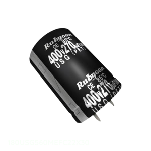 ตัวเก็บประจุแบบสแนป th 560 uF 560 uF 20% 180V ฝาครอบรูผ่านช่องผู้ผลิต - Product Image 1