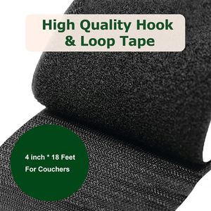 WENHAO WH-001 4.4" X 6.5" Double-Sided <b>Adhesive</b> Tape Strong Sticky Self-<b>Adhesive</b> Nylon Eco-Friendly Reusable <b>Hook</b> Loop Tape for - Product Image 2