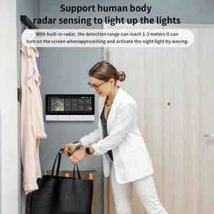 Anjielo thông minh 6 inch IPS hiển thị bảng điều khiển trung tâm cho Bluetooth điều khiển cảnh màn hình cảm ứng ZigBee thông minh tường chuyển đổi - Product Image 4