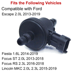 Vanne solénoïde de purge de canister à vapeur BV619G866AA 0280142500 BV61-9G866-AA pour vanne de purge EVAP Ford Lincoln - Product Image 4