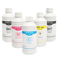 Encre DTF pour imprimante Epson L 805 1800 XP 15000 DX 5 XP 600 I 3200 A3 DTF, en vrac, 1 LT, 1 gallon, film PET blanc, encre textile pigmentée