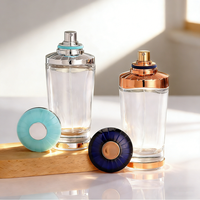 Botol Semprot Parfum Kaca Bening Kosong Kustom Berkualitas Tinggi Grosir 30ml 50ml 100ml untuk Kemasan Kosmetik