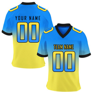 Maglia da Football Americano Ombre 2026 all'Ingrosso, Sfumatura Blu Rosa, Uniforme Personalizzata per Squadre, Ordine all'Ingrosso per Regno Unito, UE, America Latina - Product Image 2