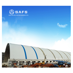 Gran lapso de diseño de la estructura de acero arco seco Sistema de <span class=keywords><strong>refugio</strong></span> del marco del espacio Bin carbón cobertizo de jardín - Product Image 5