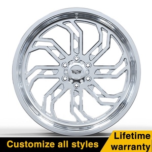 <span class=keywords><strong>Arkon</strong></span> Forged City 系列车轮 24x12 6x139.7 CB78.1 抛光深盘式越野卡车 SUV 车轮，适用于凯迪拉克凯雷德 Pro - Product Image 2