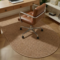 Faux Sisal Long Oval Pineapple Ring Carpet, Hallway Runner Rug, Carpet, Runner Rug, Area Small Rug, Mat