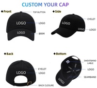 Gorra de béisbol Vintage de lavado ácido personalizada con bordado de algodón puro de mezclilla de lujo de Venta caliente
