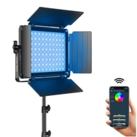 Kit d'Éclairage Photo et Vidéo GVM 1000D RGB LED avec Panneau Lumineux et Boîtes à Lumière pour Tournage Vidéo