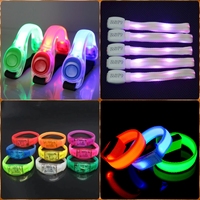 Événement de vacances éclairage LED Bracelet Bracelet de concert lumineux pour les nouveautés de fête pour les fournitures de fête de vacances