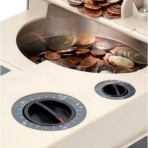 <span class=keywords><strong>Contamonete</strong></span> e Selezionatore di Monete Portatile Euro Approvato CE con Velocità di 1500 pz/min, Tramoggia da 2500 Monete, Display LED - Product Image 3