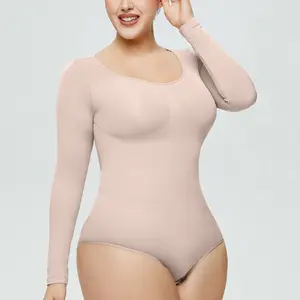Intiflower BL3279 Bodysuit Colombianas Seamless Firm Shapewear Tummy Control Vest Breathable Tops Slim For Women