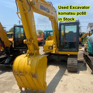 High Performance Komatsu PC60 6Tons Hydraulic Excavator for Earthmoving, Landscaping and Small <b>Scale</b> Construction Projects - Product Image 1