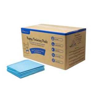 2026 Basics Super Absorbent Disposable 6 Layer Leak-proof Dog and Puppy <b>Pee</b> Pads Training Toilet Pad Best Sellers - Product Image 4