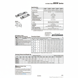 SMC Pneumatics Air Slide Table-Tabla de deslizamiento de aire, 2, 2 - Product Image 1