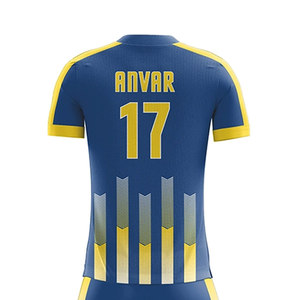 ผู้ผลิตชั้นนำ ผู้จัดจำหน่ายที่ดีที่สุด ชุดยูนิฟอร์มฟุตบอลชายคุณภาพสูง สีและโลโก้ปรับแต่งได้ ผลิตจากโพลีเอสเตอร์ 100% - Product Image 4