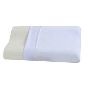 Bán buôn bộ nhớ bọt cổ tử cung gối với đôi sóng thiết kế và kháng khuẩn chống Mite tính chất bông Jersey gối - Product Image 1