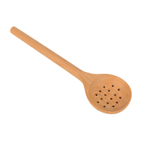 Ensemble d'ustensiles de cuisine en bois de hêtre naturel écologique, cuillères